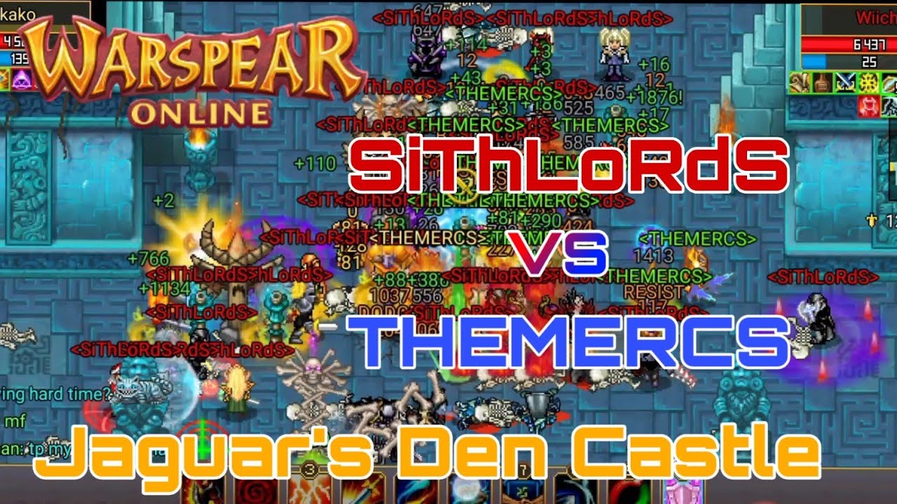 Warspear Online - Jaguar's Den Castle  SiThLoRdS vs THEMERCS