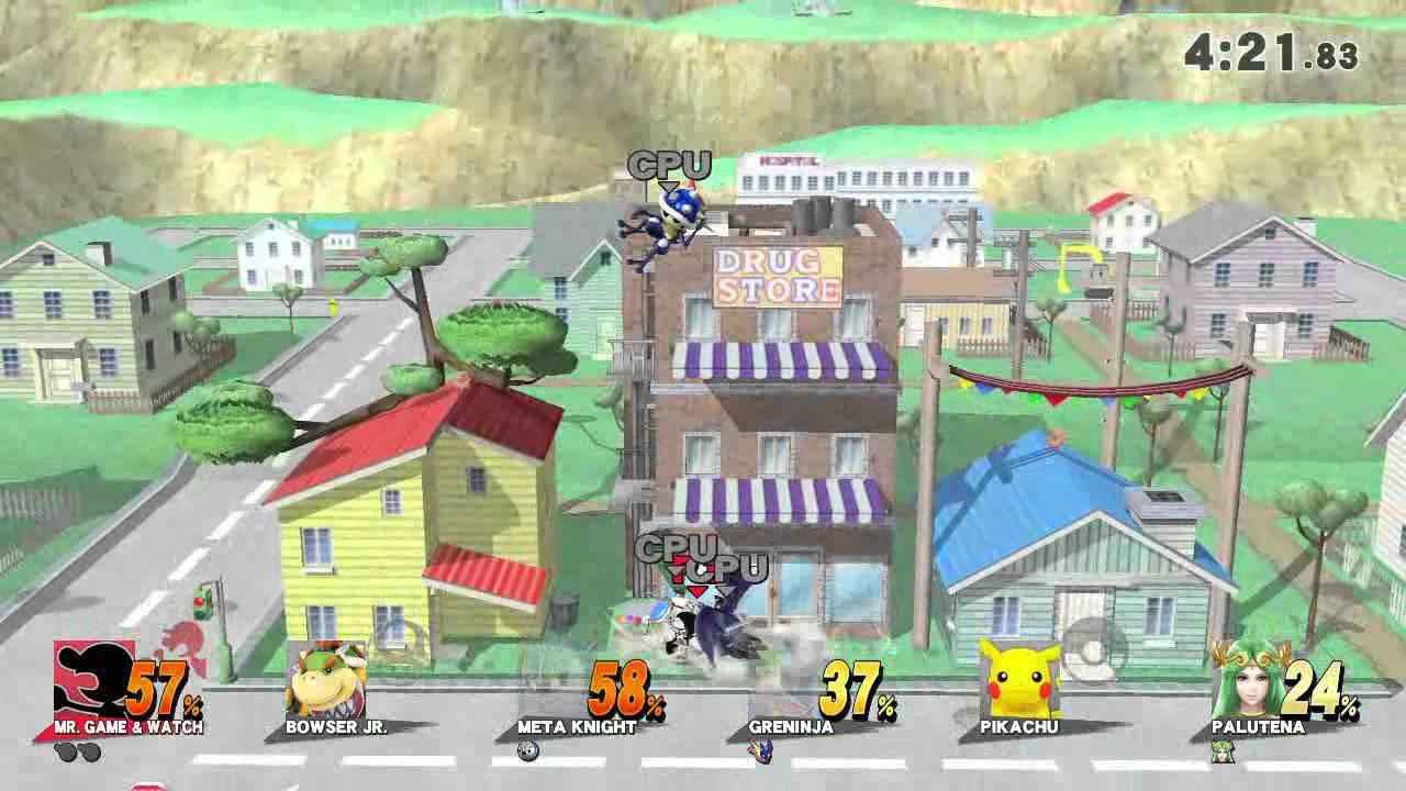 Super Smash Bros for Wii U Classic Mode as Mr. Game & Watch