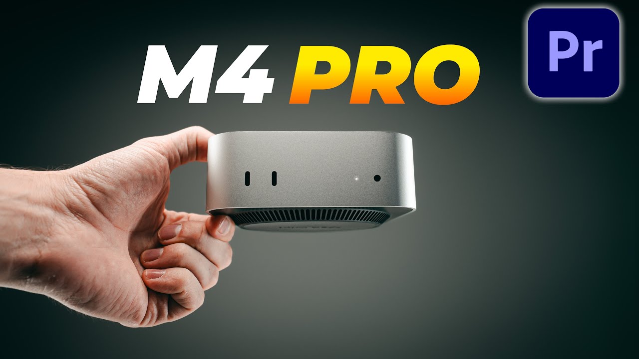 Real World Video Editing Performance on Apple M4 Pro Mac Mini 👉 4k -12k footage test [Premiere Pro]