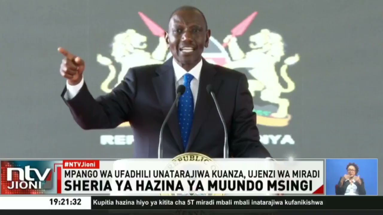 Rais Ruto aapa kusimama kidete na uamuzi wake wa kuidhinisha hazina ya kitaifa ya miundomsingi