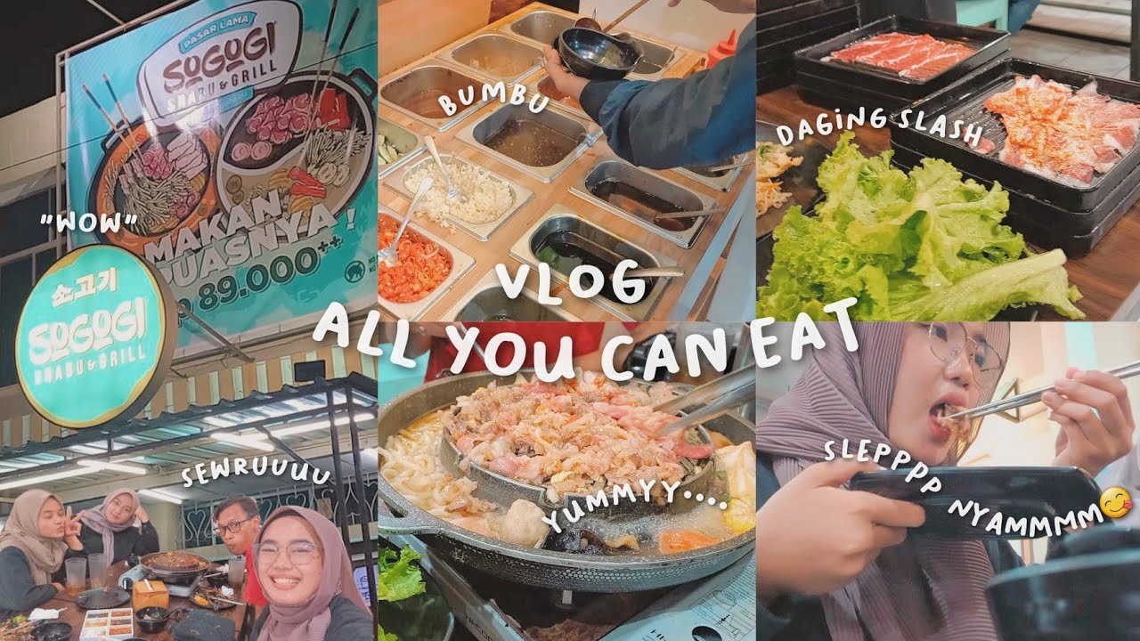 °▪︎ASMR SOGOGI Shabu & Grill || all you can eat pasar lama tangerang▪︎