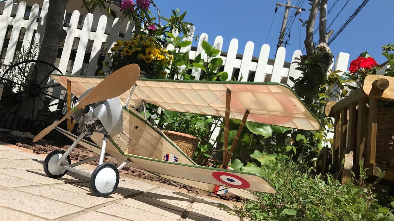 Free Flight 2022 Guillow's Nieuport 11 by Rubber Powered
