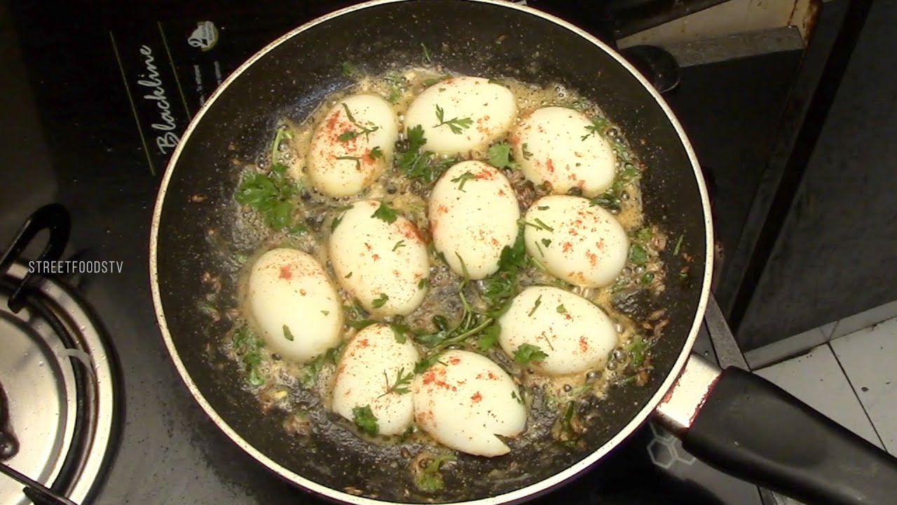 Egg Tawa Masala Recipe | Street Food