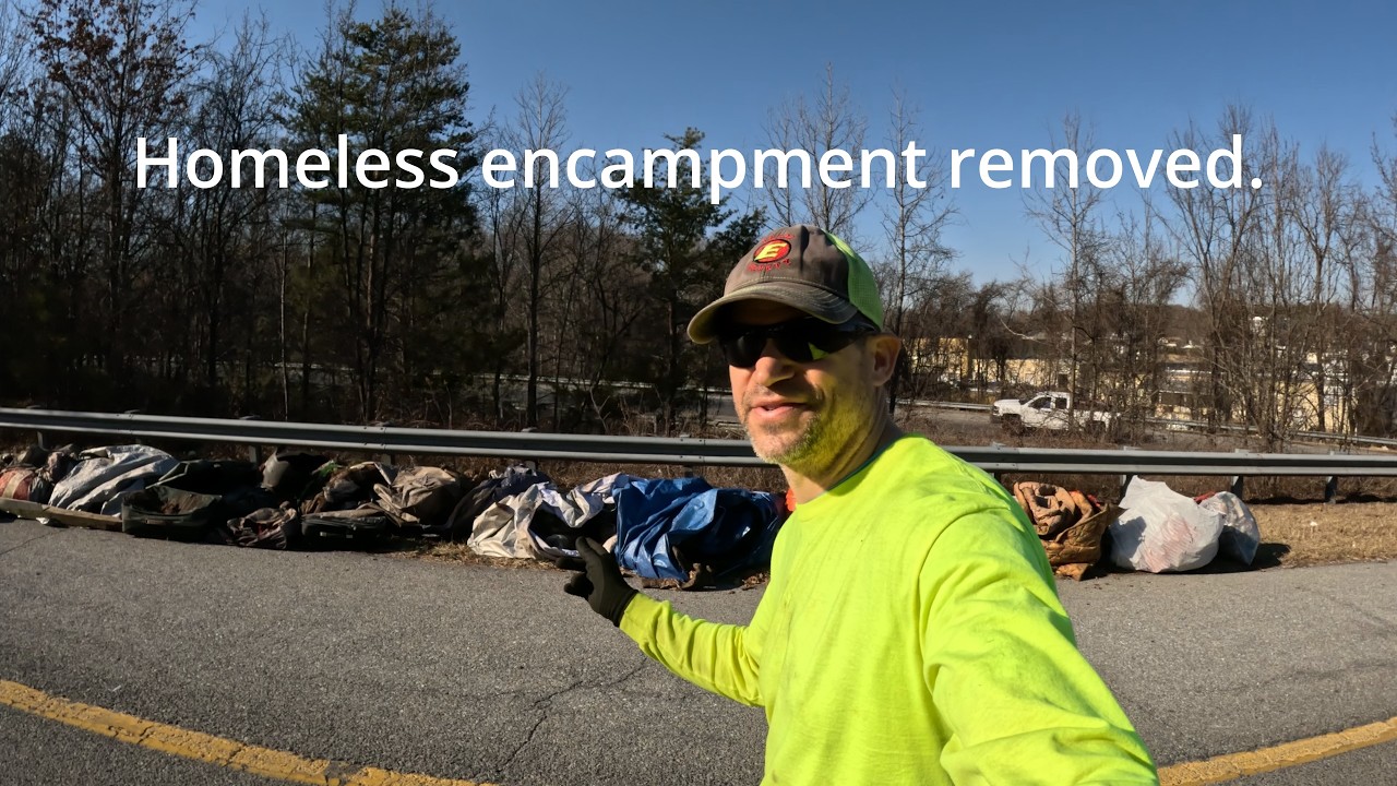 Community Cleanup -  2026-02-28-Back to the MD-32 Abandoned Homeless Encampment