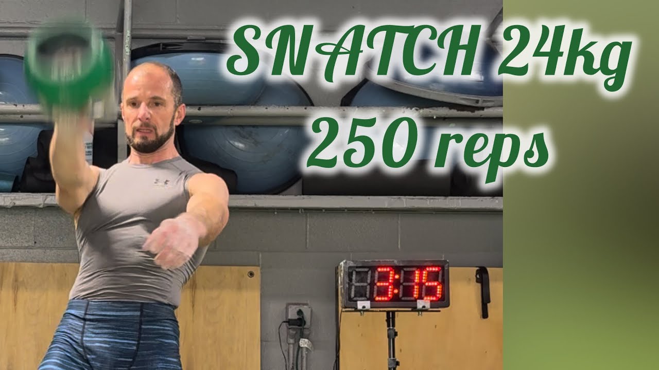 Kettlebell Sport SNATCH | 24kg | 10 min TEST | 250 reps
