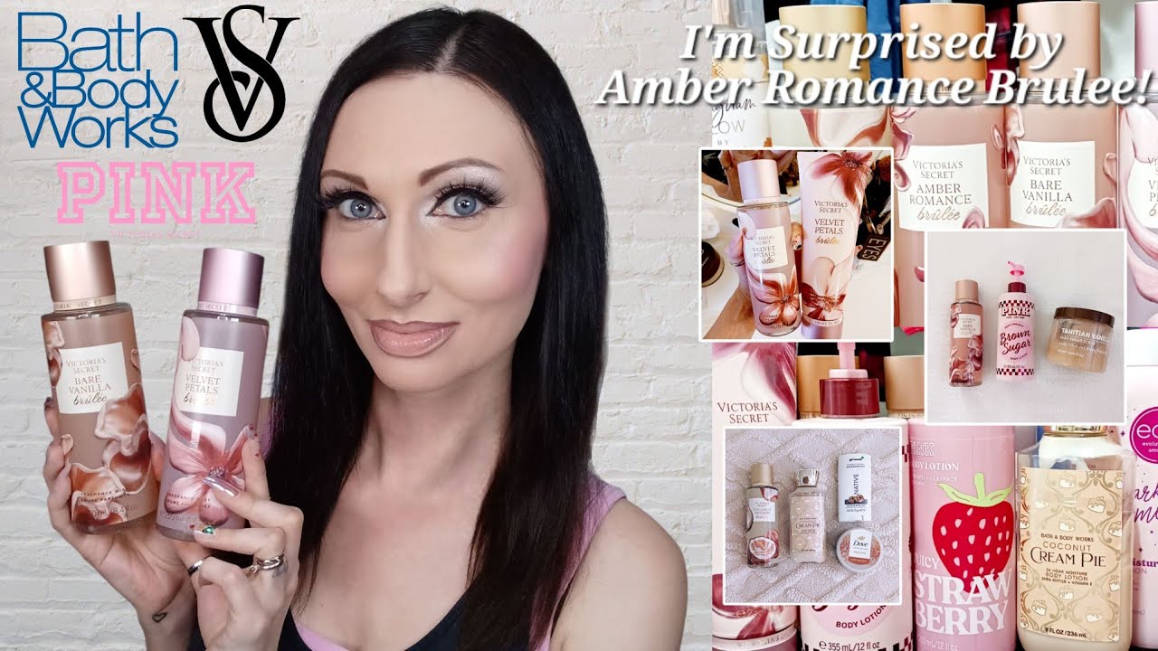 I'm ✨️Surprised✨️ by Amber Romance Brulee! | Brulee Collection+ | Bath & Body Works, Victoria Secret