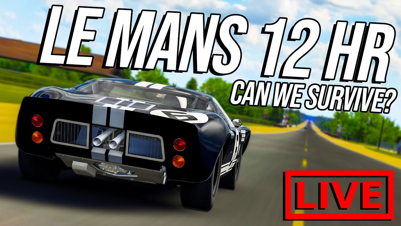 12 Hours Of Le Mans IN A GT40!!! / ft. @GPLaps & @NateLupson