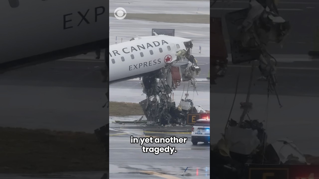Air traffic control audio from LaGuardia released after deadly collision #shorts