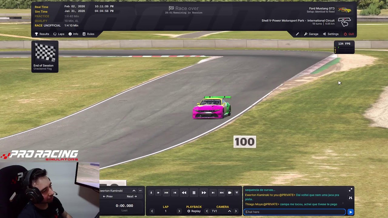 iRacing Stream - Mustang GT3 Fixed - TopOne - The Bend #NOCHAT