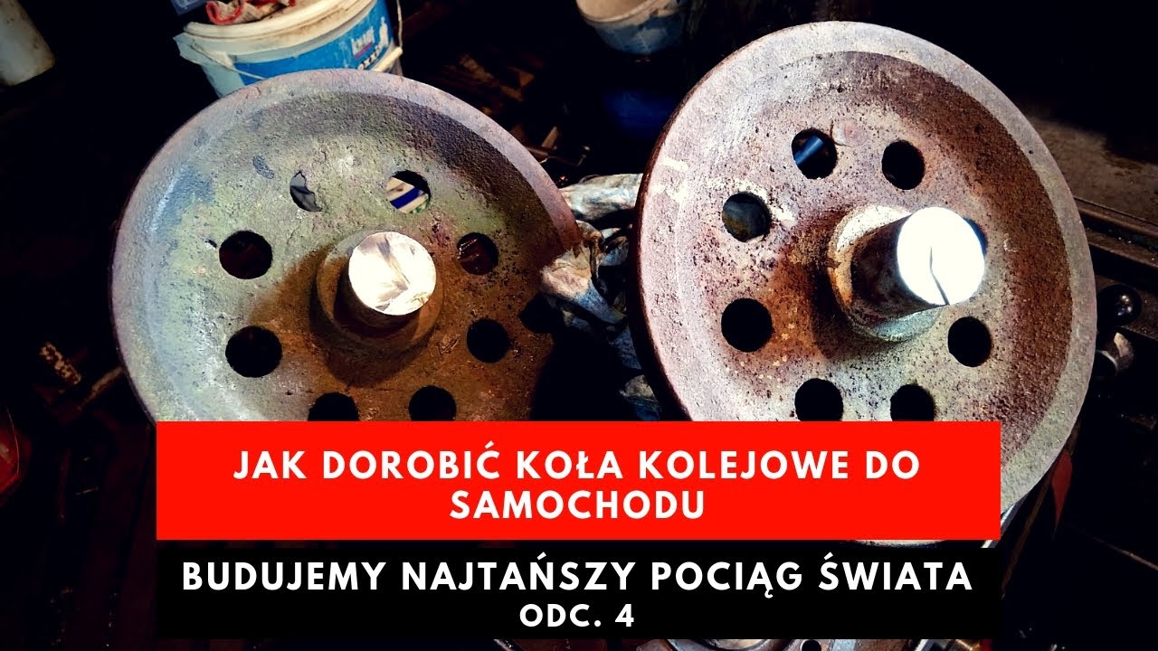 Jak dorobić KOŁA KOLEJOWE do samochodu? Budujemy najtańszy pociąg świata z Daewoo Tico