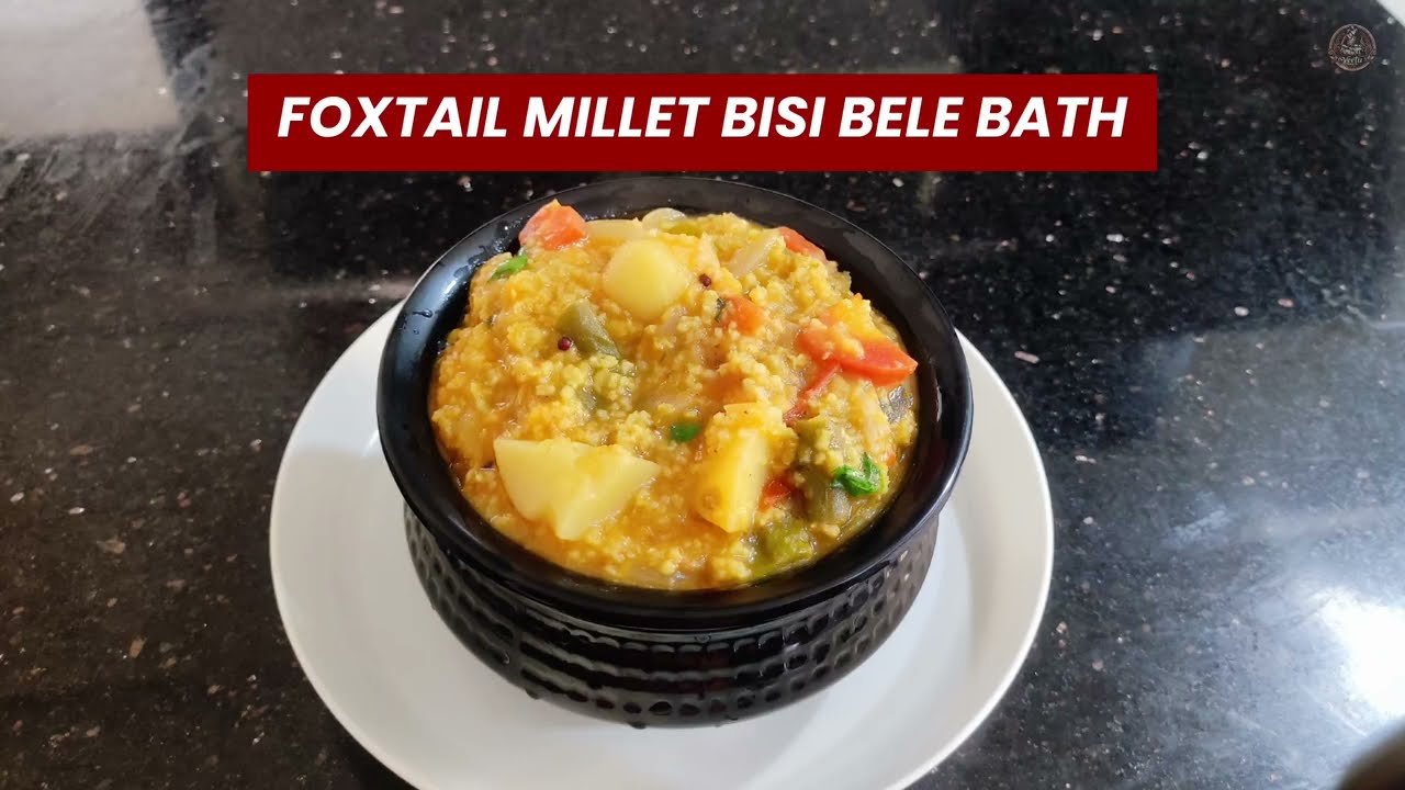 ஆரோக்கியமான மில்லெட் பிசிபேளாபாத் | Healthy Thinai Bisibelabath | Millet Lunch Special#thinairecipes