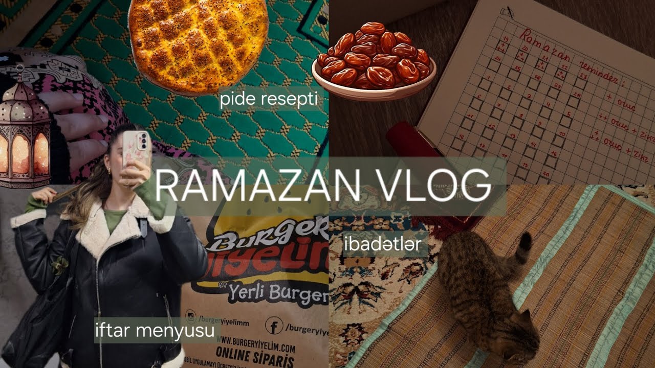 ORUC TUTURAM🤨 ? / RAMAZAN VLOG ✨️/ pide resepti 🫓 