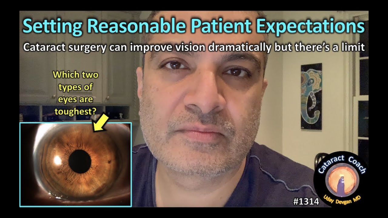 CataractCoach 1314: setting reasonable patient expectations with cataract surgery