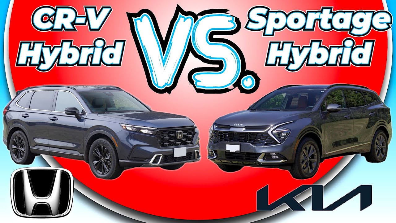 Сравнение гибридных автомобилей Honda CR-V и Kia Sportage
