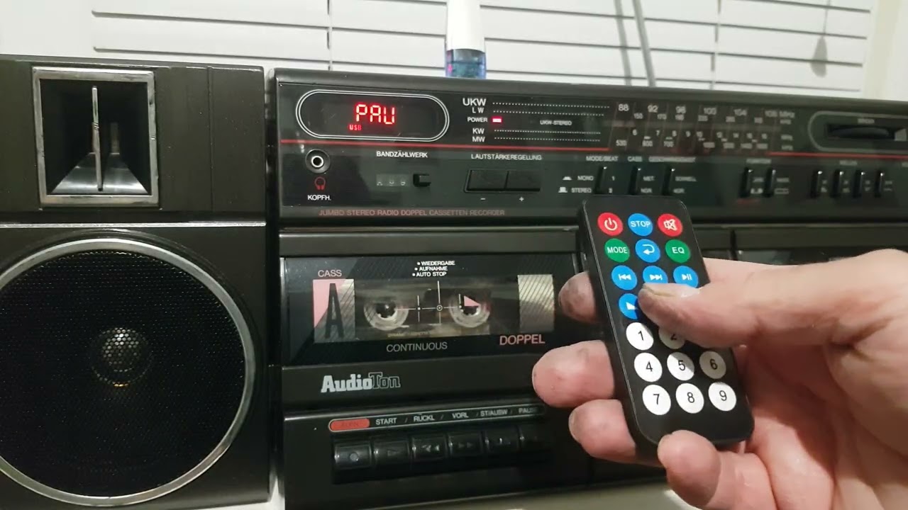 AudioTon RRDD 3200LS radio/cassete/record mode