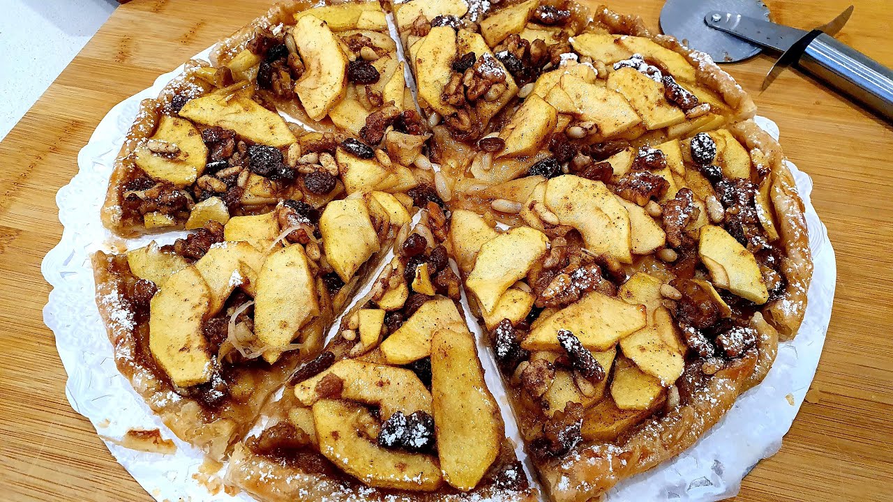 PASTEL ALEMÁN de manzana y frutos secos