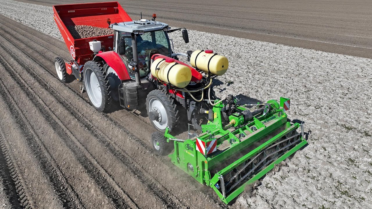 *NEW* Massey Ferguson 7S190 | Potato planting 2022 | AVR MultiForce & Dewulf MS 4000