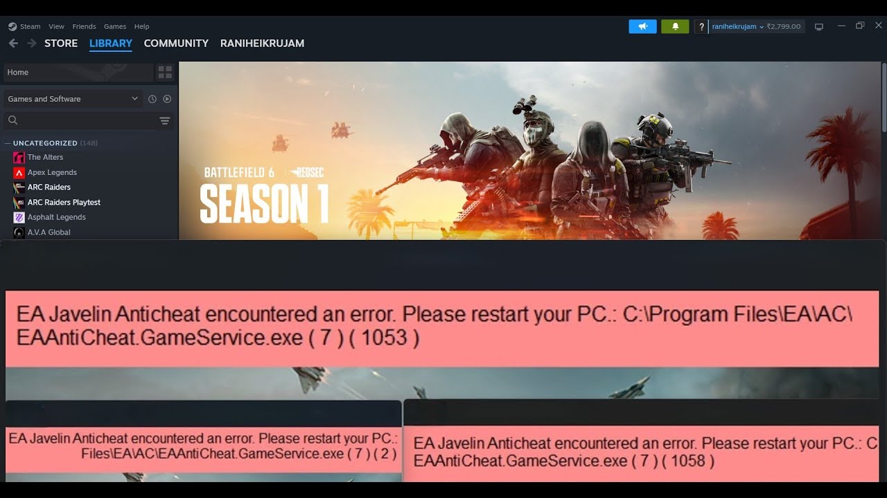 Исправление ошибок Battlefield REDSEC EA Anticheat / EA Anticheat обнаружил ошибку (все коды ошибок)