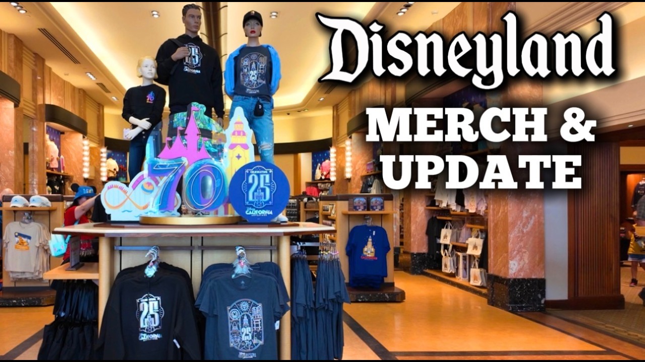 Новые товары, посвященные 25-летию парка Disney California Adventure, новости парка и сувениры Di...