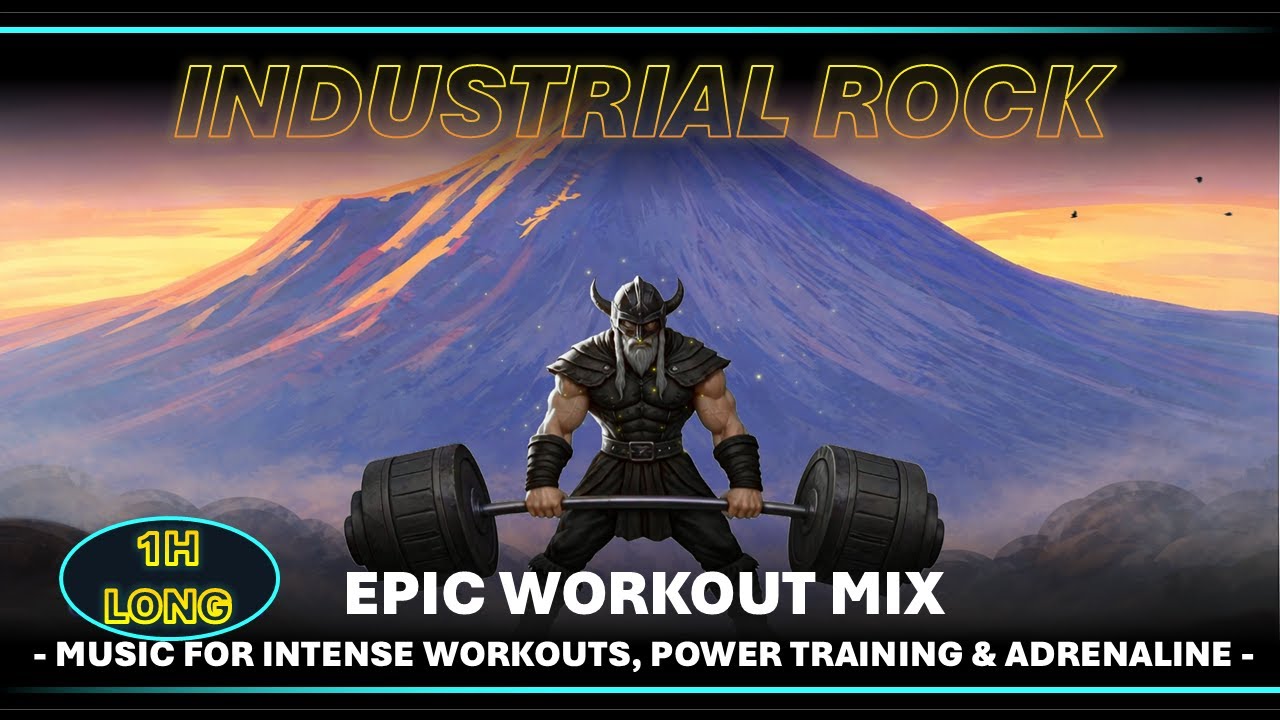 🧠 Industrial Rock 🎧 Epic Workout Mix - Music for Intense Workouts, Power Training & Adrenaline