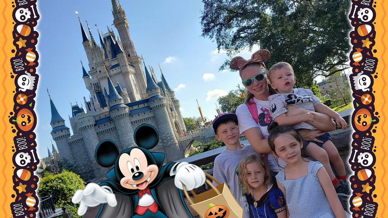 Kinder Playtime Halloween Disney World Trip Vlog Not So Scary Family Friendly Videos for Kids