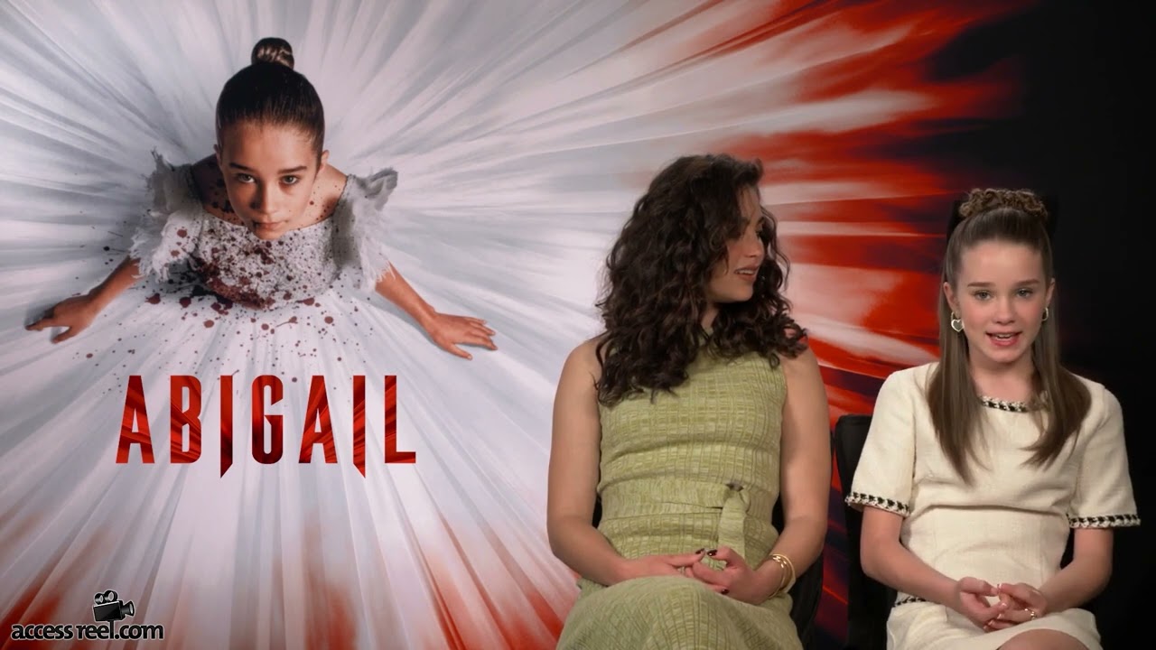 Abigail with Melissa Barrera & Alisha Weir