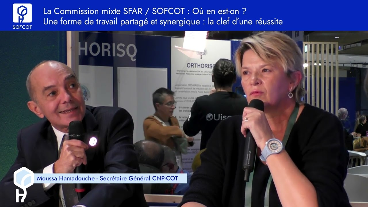 Commission SFAR-SOFCOT : Vers une collaboration renforc&eacute;e en chirurgie orthop&eacute;dique