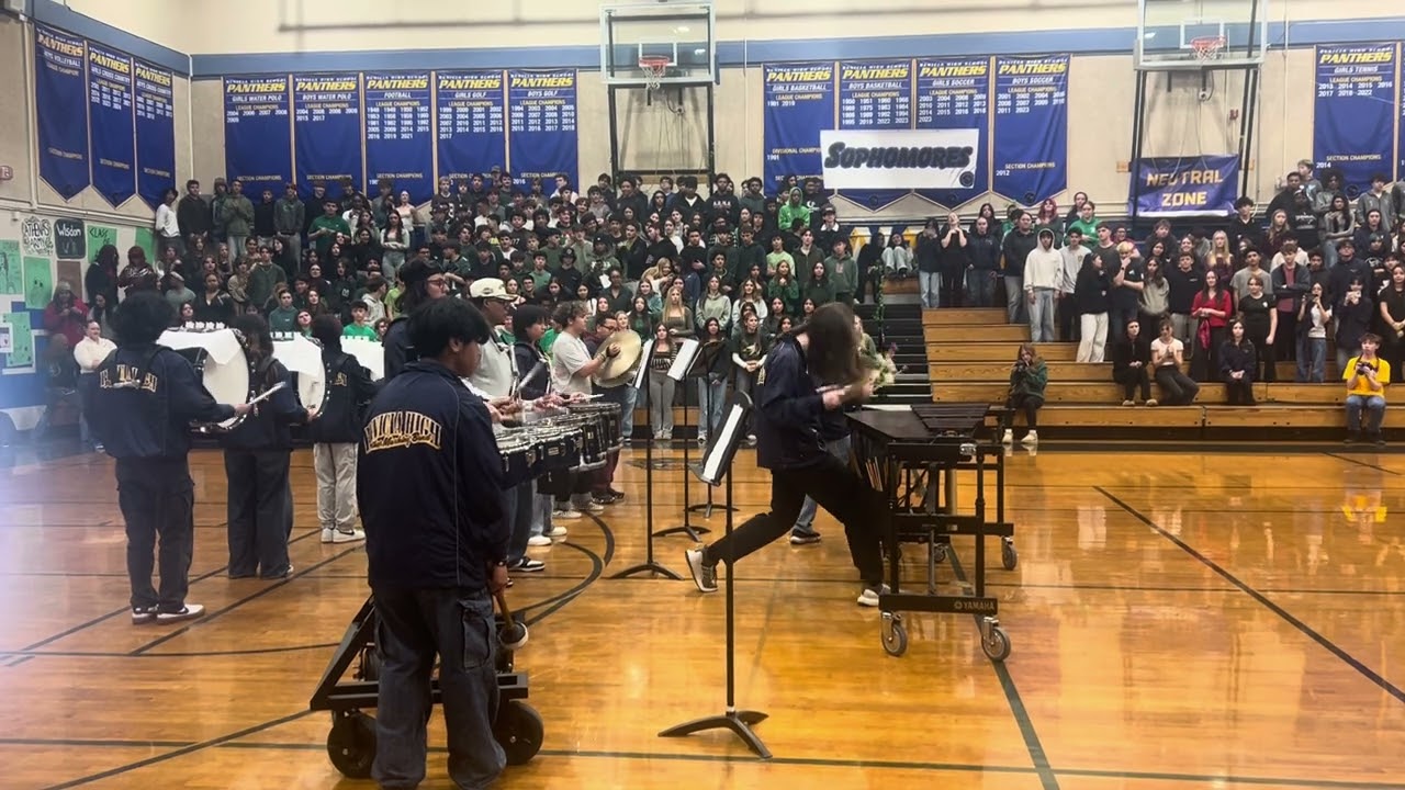 Drumline Winter Rally Performance 2026