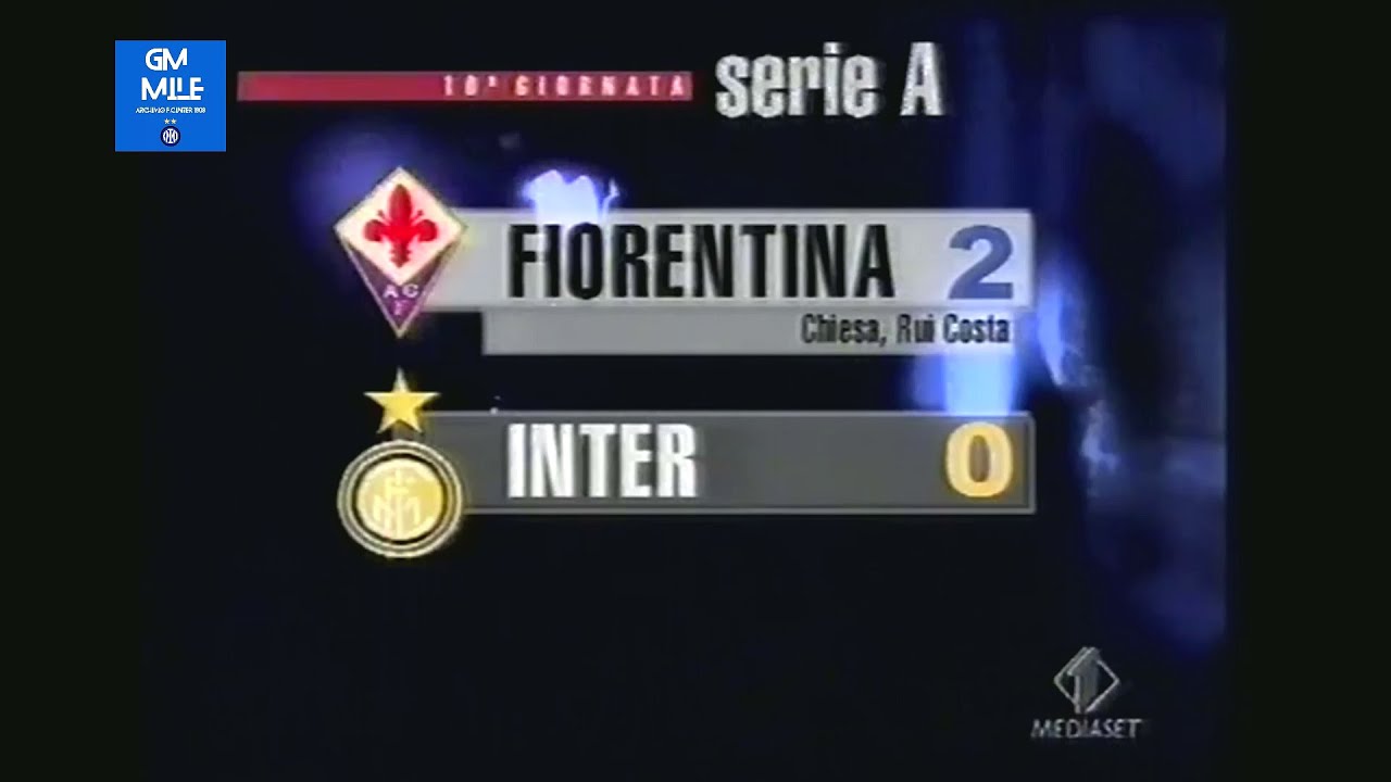 2000-01 (10^ - 10-12-2000) Fiorentina-INTER 2-0 Servizio+Pagelle Controcampo Italia1
