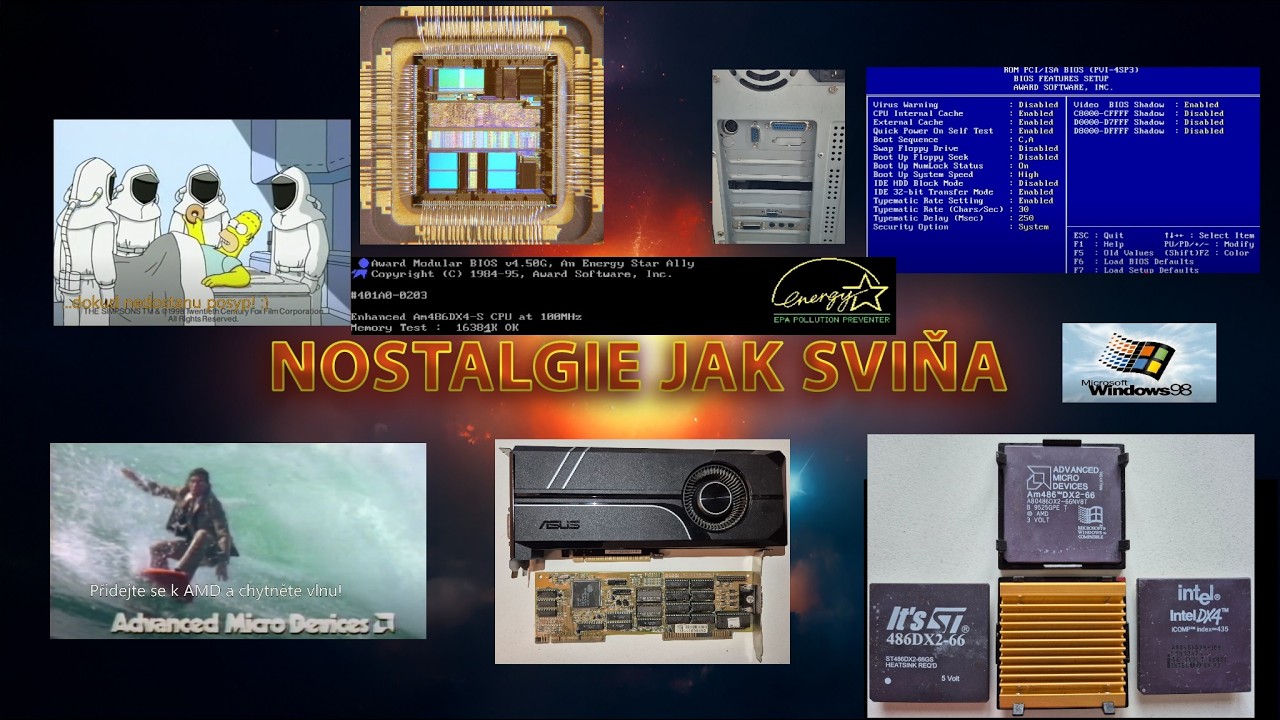 30 let zapomenutý starý počítač s dobovými programy