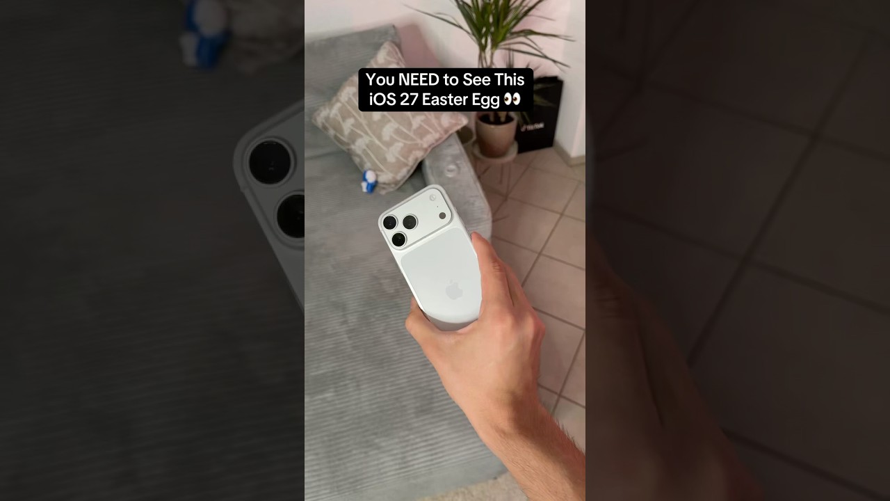 Did you spot this hidden Easter egg in iOS 27? 👀 Apple really knows how to hide the little details