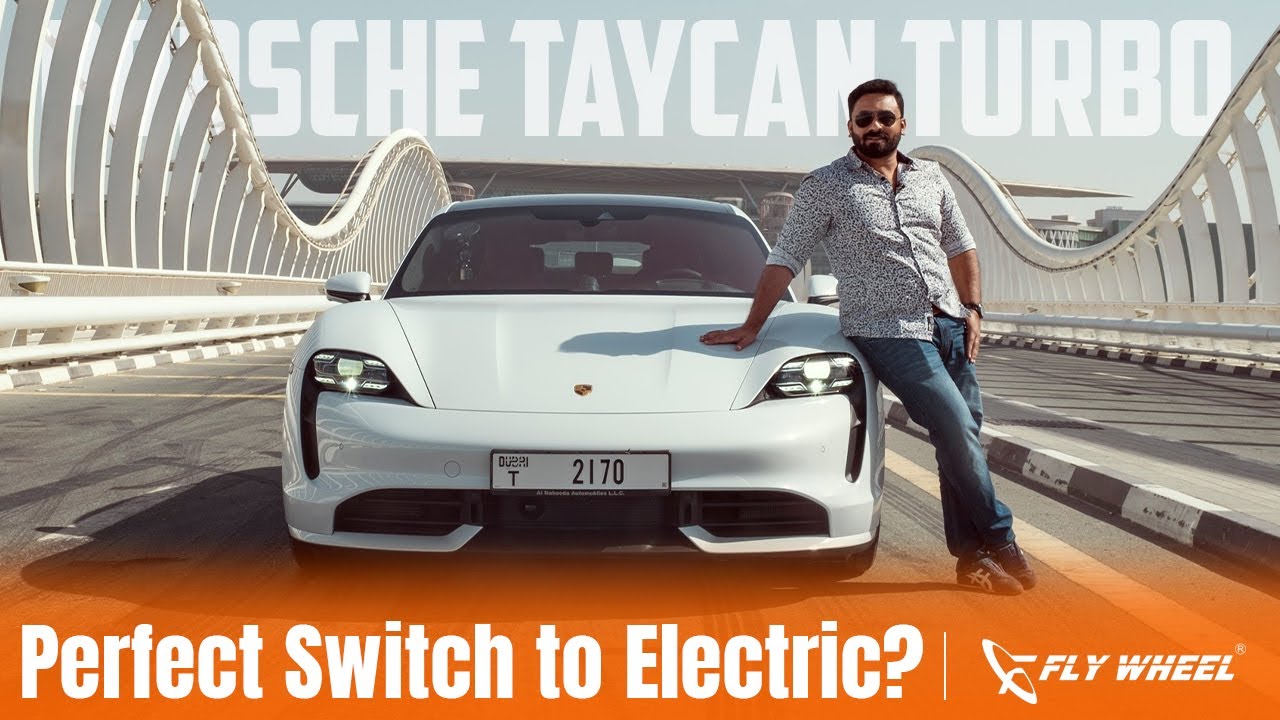 Porsche Taycan Turbo EV Sports Car Review | Silent Supercar Killer? | Flywheel by Hani Musthafa