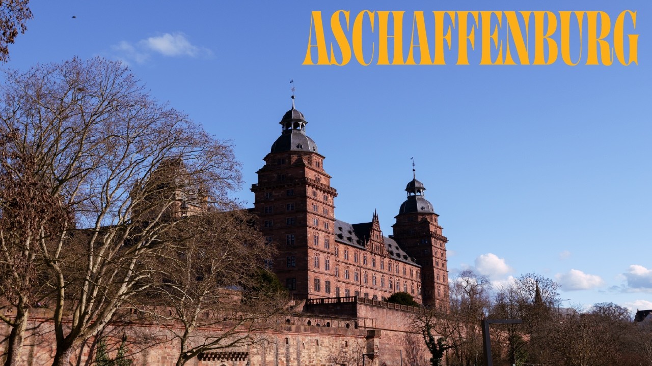 Aschaffenburg Walking Tour 🇩🇪 | A Quiet Spring Day in Bavaria