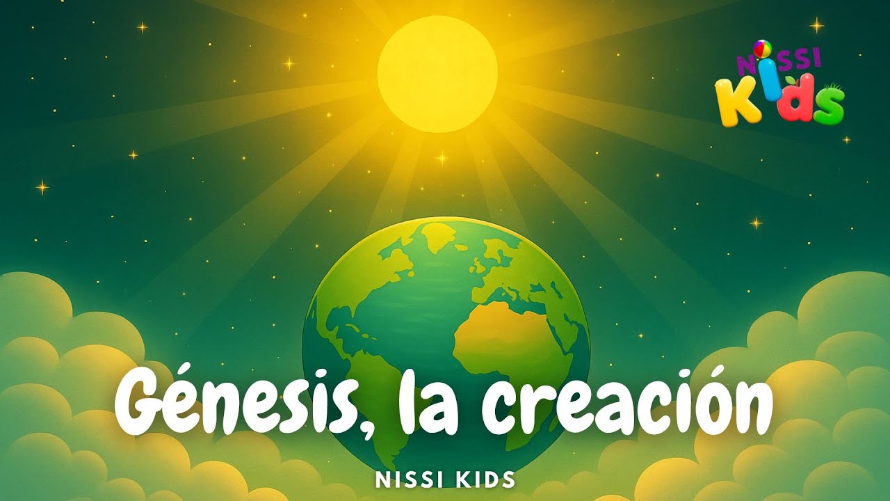 🌈 La Historia de La CREACIÓN para Niños | Génesis 1 Explicado Fácil | Valores y Canción Infantil 👶