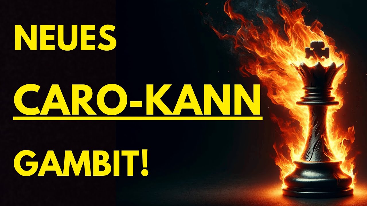 Mit diesem BRANDNEUEN Gambit bringst du Caro-Kann Spieler ins Schwitzen! (extrem gefährlich!)