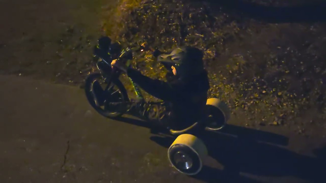 Razor DXT drift bike with razor E90 scooter motor