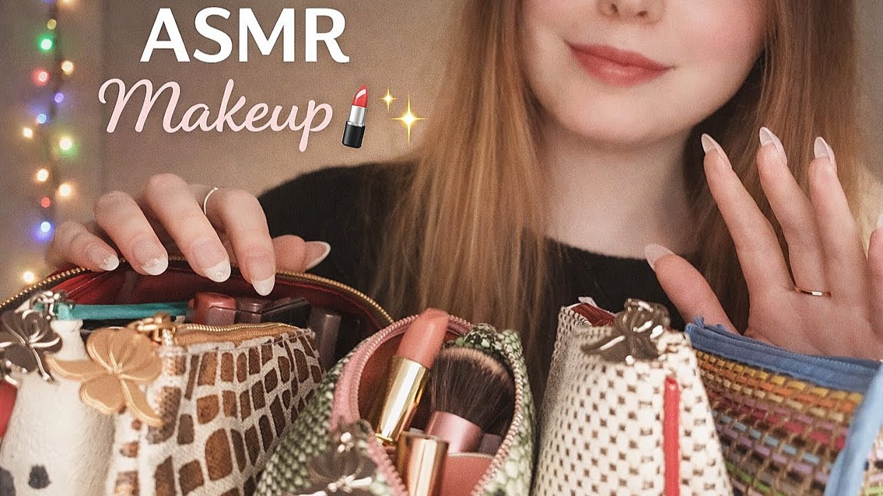 ASMR MAKEUP 💄 What's in My Makeup Bags?