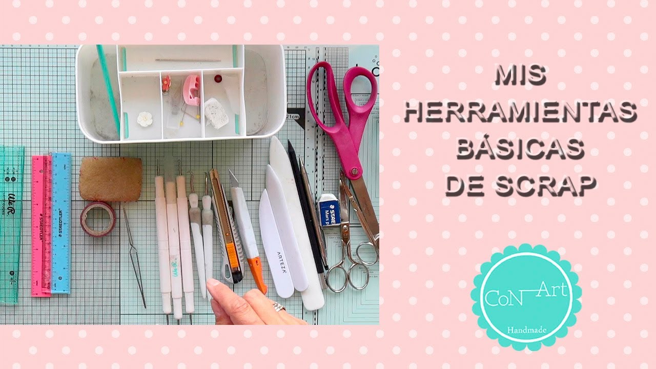 MIS HERRAMIENTAS BÁSICAS PARA HACER SCRAP. PARTE I