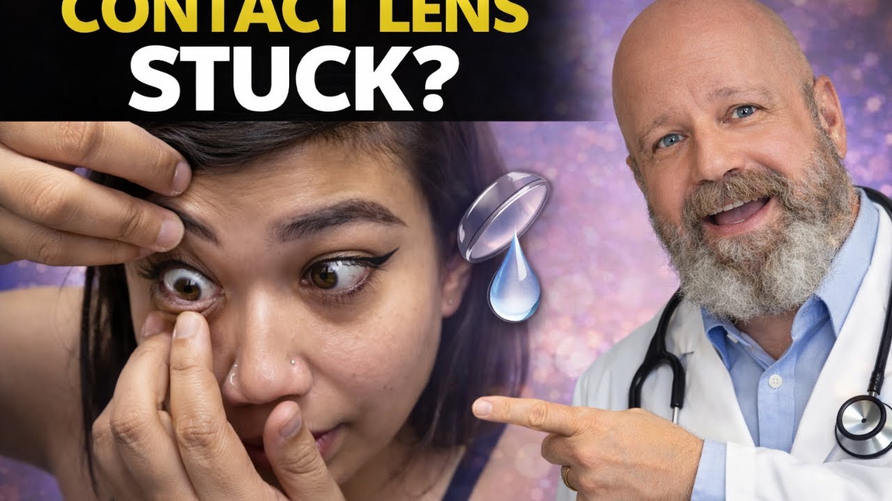 Never Get Stuck Again: A Simple Trick to Easily Remove Contact Lenses!
