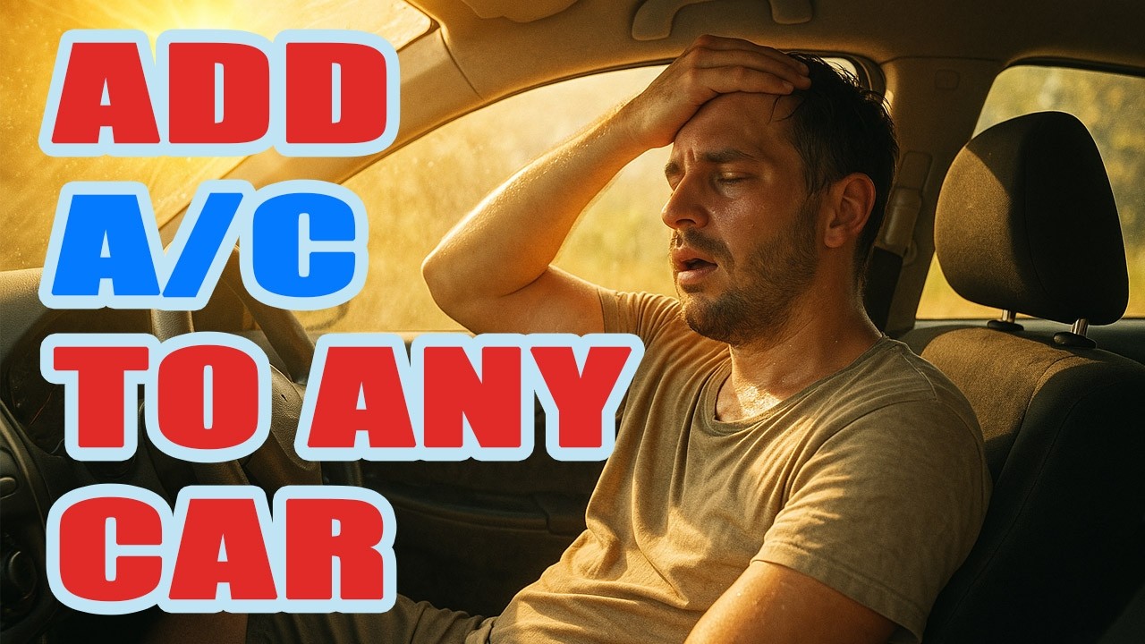 How To Add Air Conditioning To A Car That Doesn't Have AC?  - DIY Portable AC for Your Car