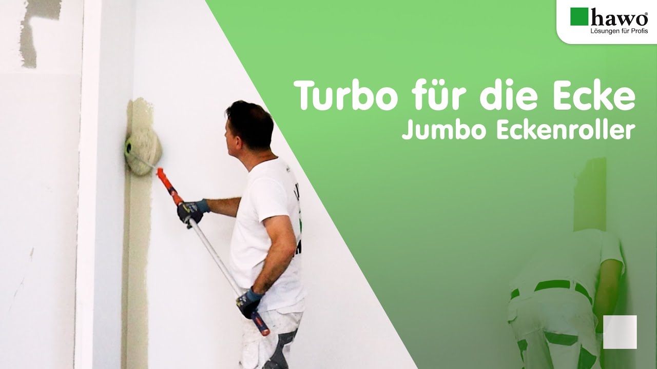 Schneller zum perfekten Streichergebnis im Eckbereich mit dem Maler-Jumbo Eckenroller