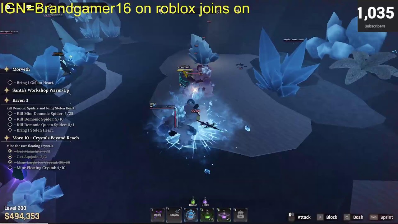 ROBLOX THE FORGE DAY 10/365 GETTING THE BEST GEAR IN THE FORGE. POP IN SAY HI JOINS ARE ON