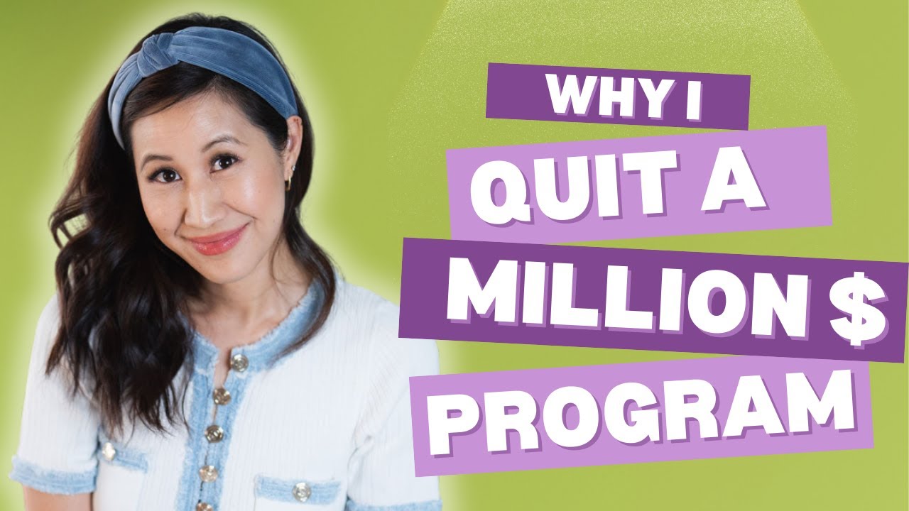 Why I quit a million dollar program.