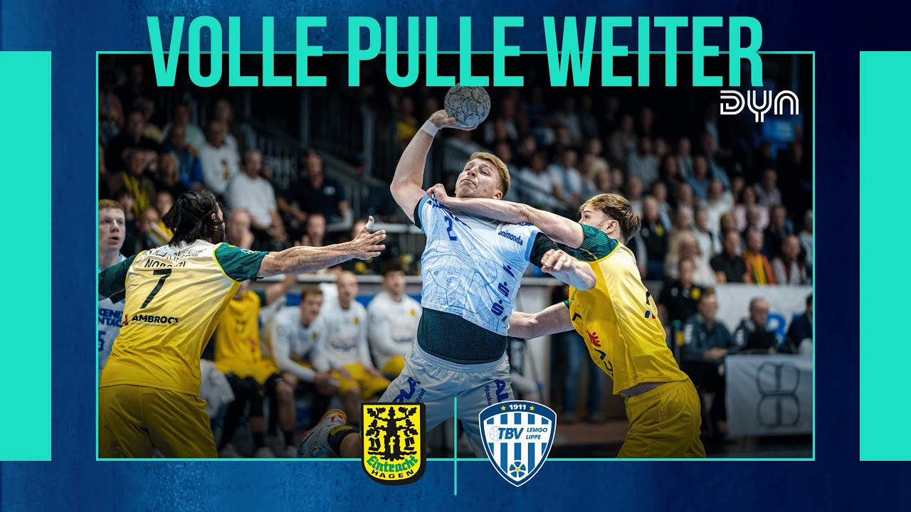 Highlights: VfL Eintracht Hagen - TBV Lemgo Lippe (Saison 2025/26) DHB Pokal | Dyn Handball