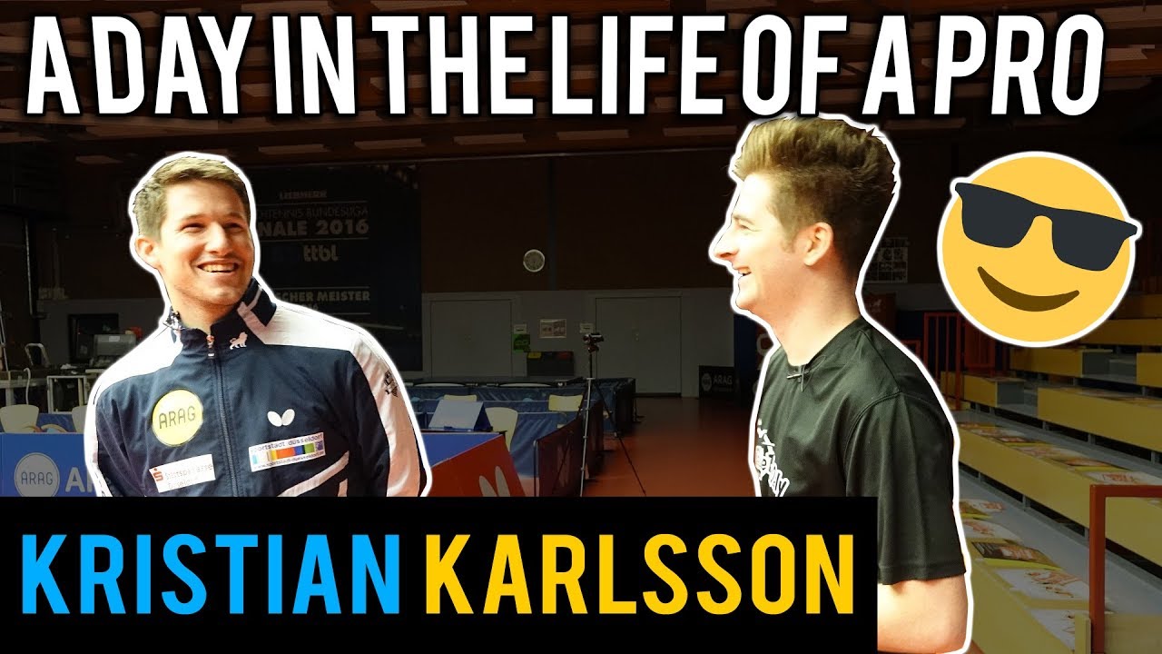 A Day in the Life of a Pro Table Tennis Player | Kristian Karlsson