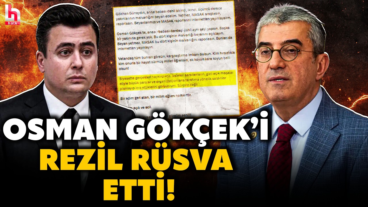 OSMAN GÖKÇEK'İN UYKULARI KAÇACAK! CHP'li Günaydın mal varlığını açıkladı! Öyle bir çağrı yaptı ki...