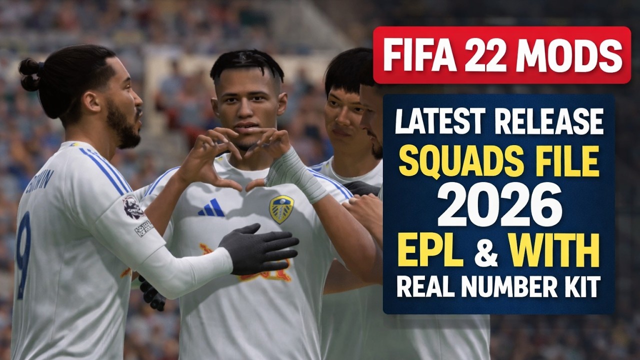 FIFA 22 2026 Season Update 🔥 EPL 100% Updated Transfers + Real Kit Numbers