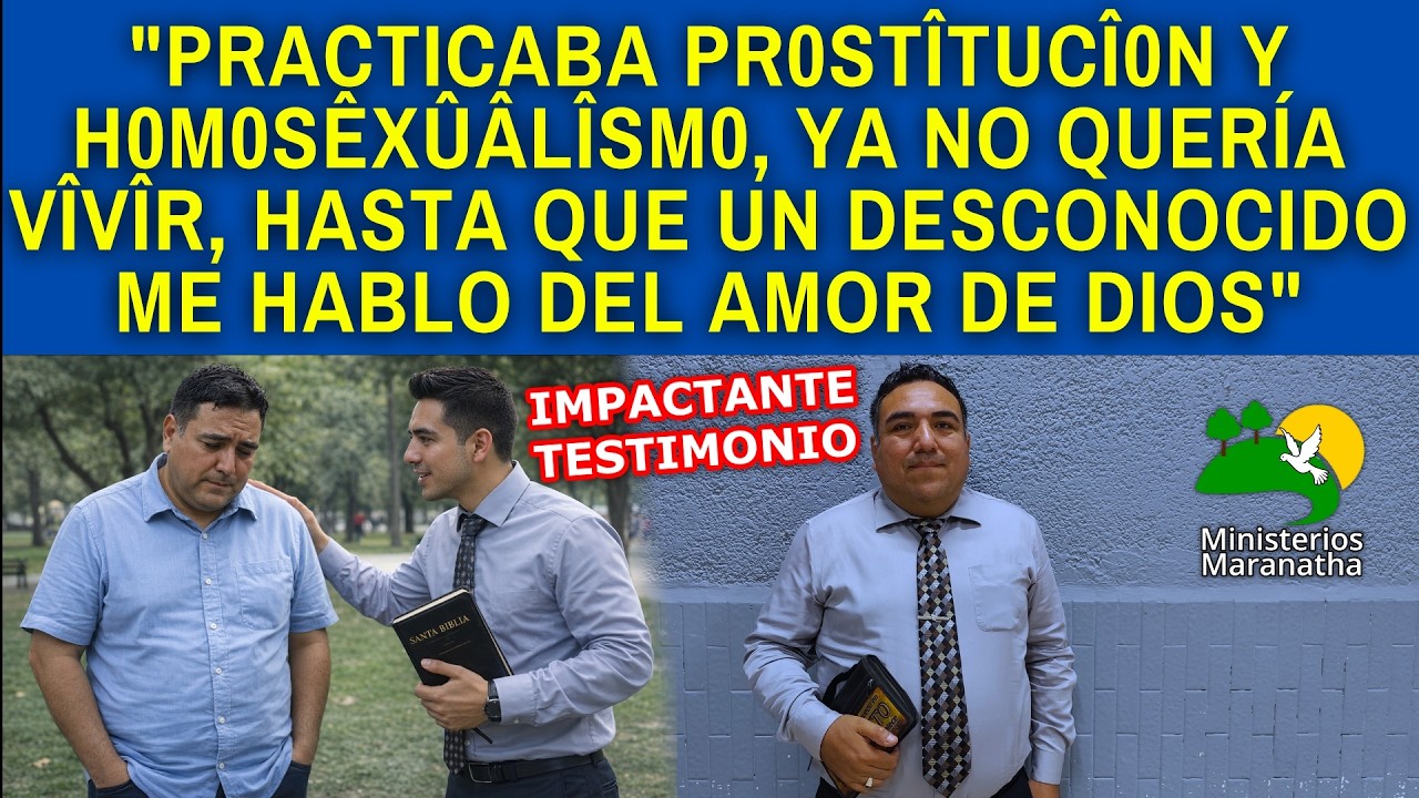 PRACTICABA PR0STÎTUCÎ0N Y H0M0SÊXÛÂLÎSM0, YA NO QUERÍA VÎVÎR, PERO ALGUIEN ME HABLO DEL AMOR DE DIOS