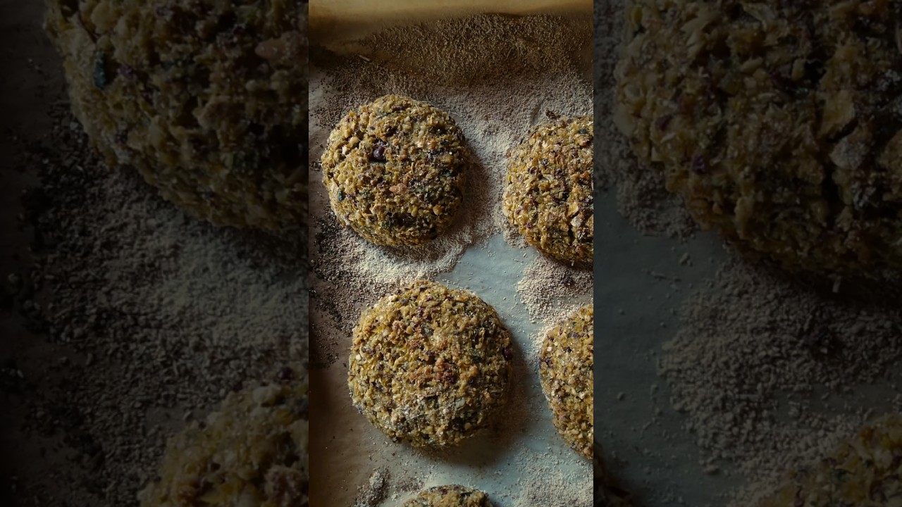 A melhor receita de hamb&uacute;rguer vegano de feij&atilde;o azuki