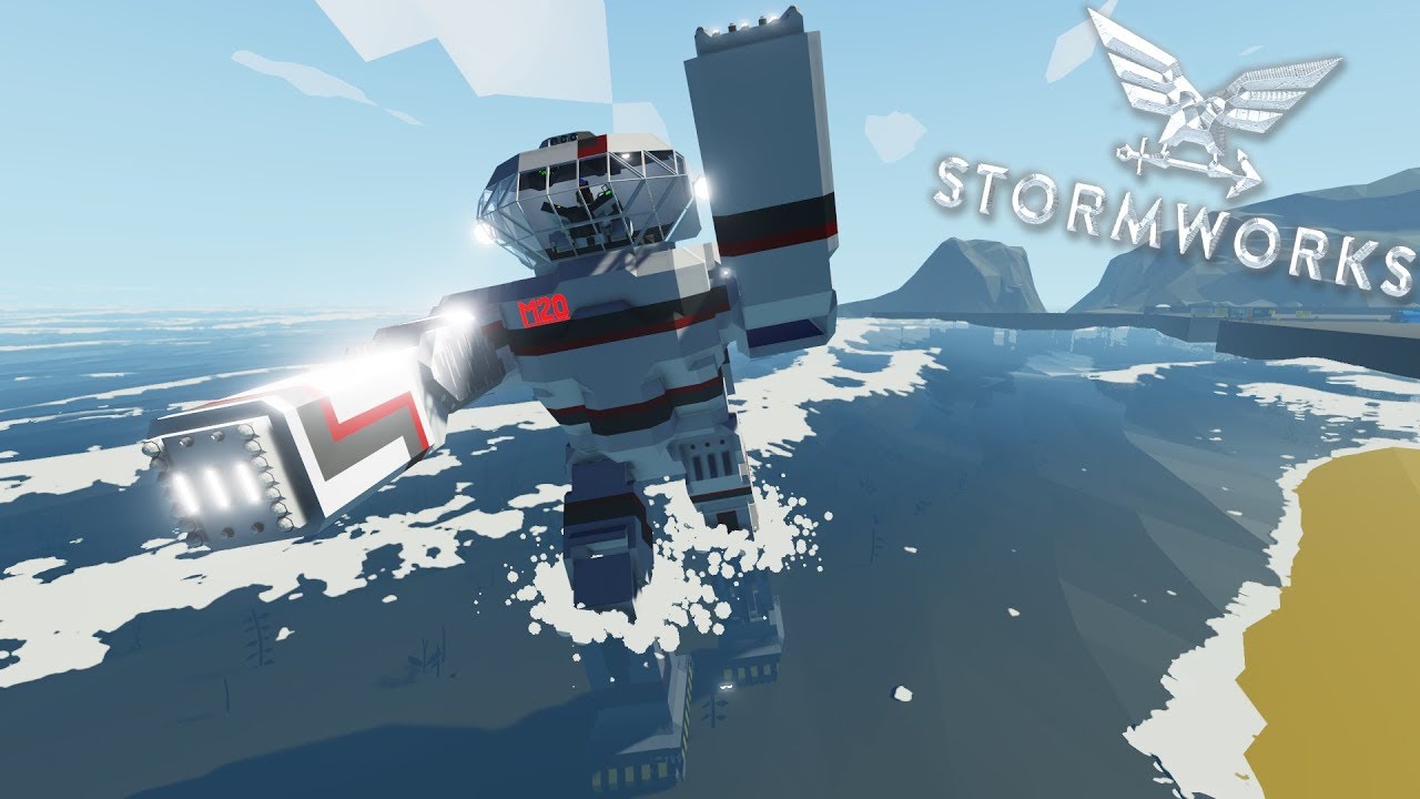 UM ROBÔ TRANSFORMER QUE ANDA NA ÁGUA! Stormworks
